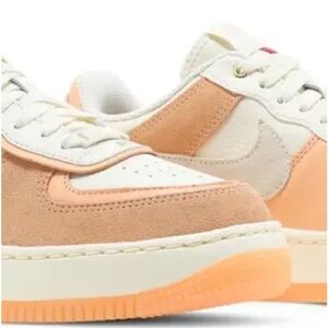 Nike Airforce Orange and Cream Sneakers